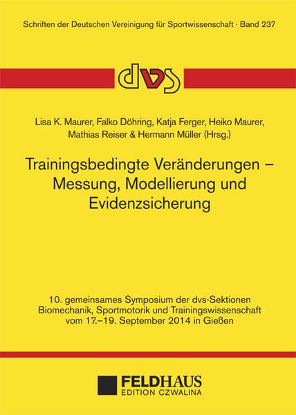 Produktbild: Trainingsbedingte Ver&auml;nderungen - Messung, Modellierung und Evidenzsicherung
