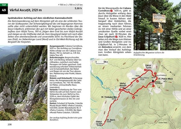 Produktbild: ROTHER Wanderf&uuml;hrer Rum&auml;nien: S&uuml;dkarpaten. 63 Wanderungen und Mehrtagestouren durch die Berglandschaften Siebenb&uuml;rgens