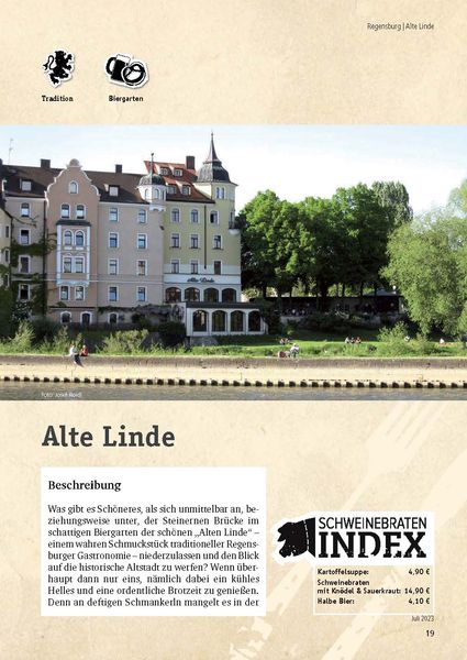 Die schönsten Wirtshäuser in Regensburg und Umgebung