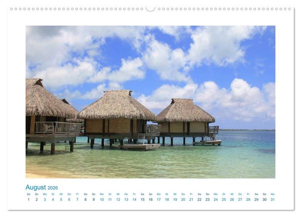 Produktbild: Franz&ouml;sisch-Polynesien Trauminseln im S&uuml;dpazifik (Wandkalender 2026 DIN A2 quer), CALVENDO Monatskalender