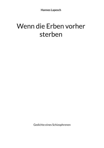 Produktbild: Wenn die Erben vorher sterben