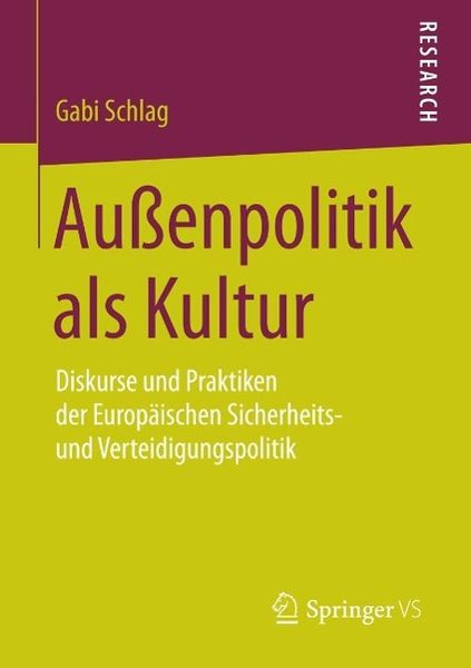 Produktbild: Au&szlig;enpolitik als Kultur