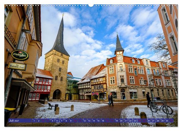 Produktbild: Duderstadt im Winter (Wandkalender 2027 DIN A2 quer), CALVENDO Monatskalender