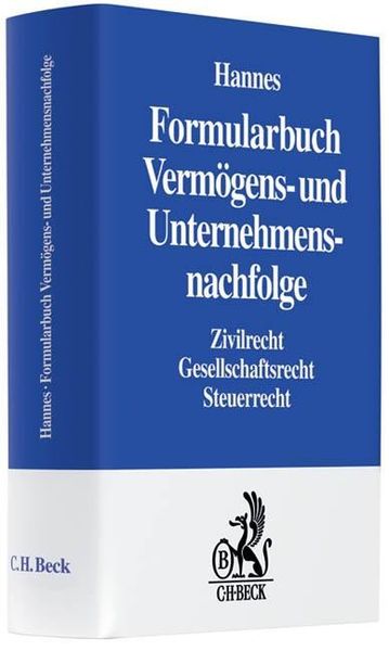 Produktbild: Formularbuch Verm&ouml;gens- und Unternehmensnachfolge