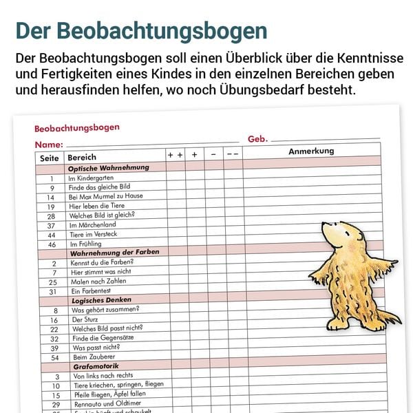Produktbild: Mit Max Murmel durch das Vorschuljahr. Arbeitsheft
