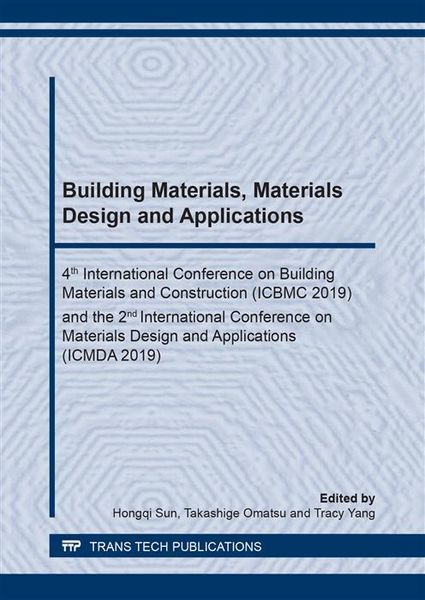 Produktbild: Building Materials, Materials Design and Applications