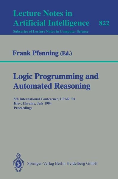 Produktbild: Logic Programming and Automated Reasoning