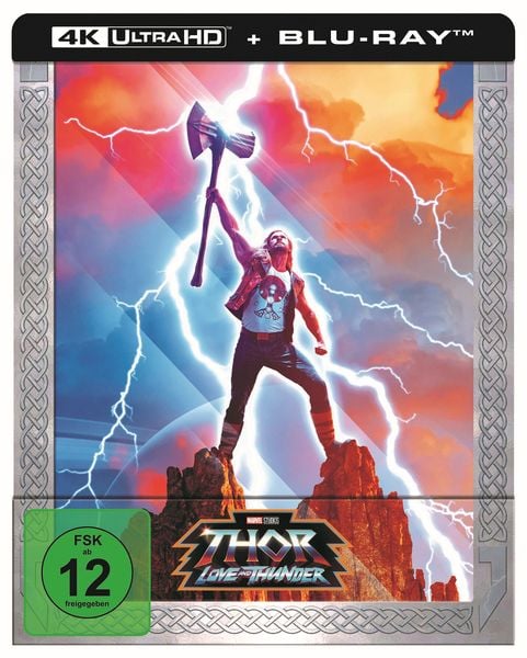 Produktbild: Thor - Love and Thunder - Steelbook (4K Ultra HD) (+ Blu-ray)