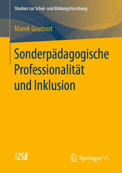 Produktbild: Sonderp&auml;dagogische Professionalit&auml;t und Inklusion