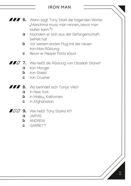 Produktbild: Marvel: Das ultimative MARVEL Quizbuch