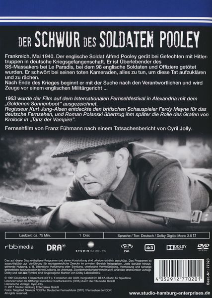 Produktbild: Der Schwur des Soldaten Pooley