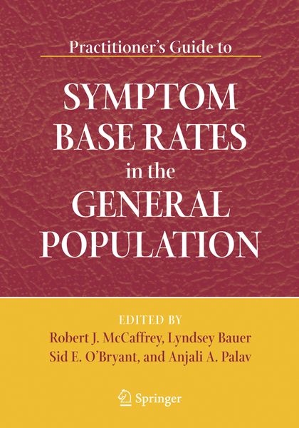 Produktbild: Practitioner's Guide to Symptom Base Rates in the General Population