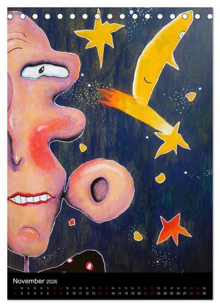Produktbild: RABUNTEL KIND und KUNST inszeniert von KATHRIN SCHWERTNER (Tischkalender 2026 DIN A5 hoch), CALVENDO Monatskalender