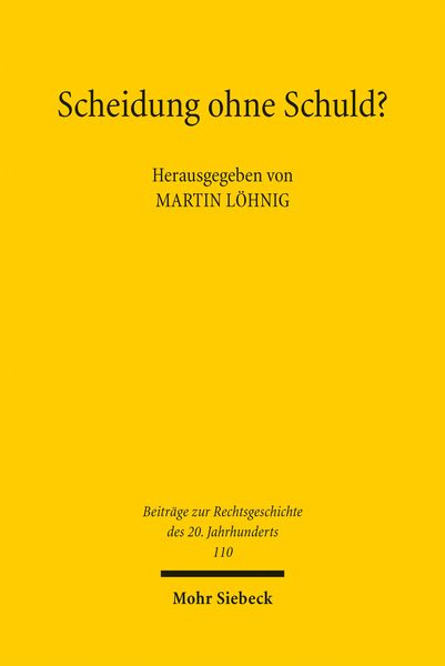 Produktbild: Scheidung ohne Schuld?