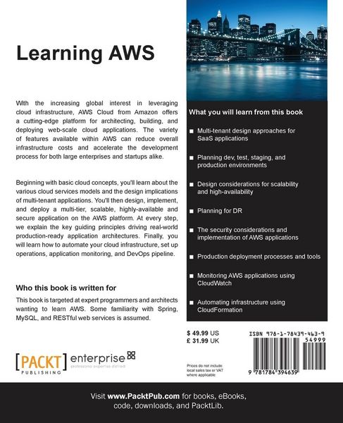 Produktbild: Learning AWS