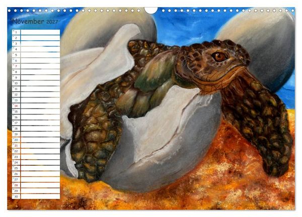 Produktbild: Faszination Malerei - Planer (Wandkalender 2027 DIN A3 quer), CALVENDO Monatskalender