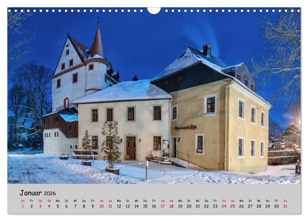 Produktbild: Historisches Erzgebirge (Wandkalender 2026 DIN A3 quer), CALVENDO Monatskalender