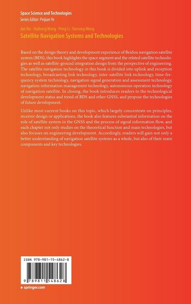 Produktbild: Satellite Navigation Systems and Technologies