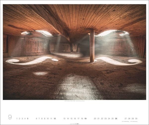 Produktbild: Architecture in Music Kalender 2027 - Musikinstrumente von innen