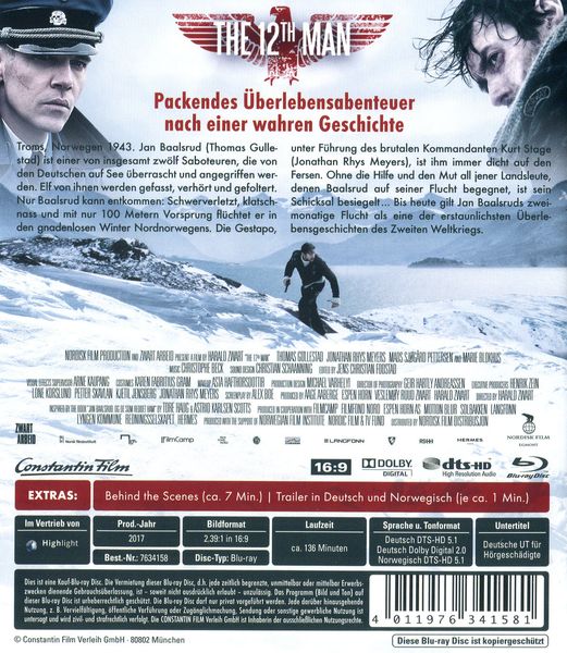 Produktbild: The 12th Man - Kampf ums &Uuml;berleben