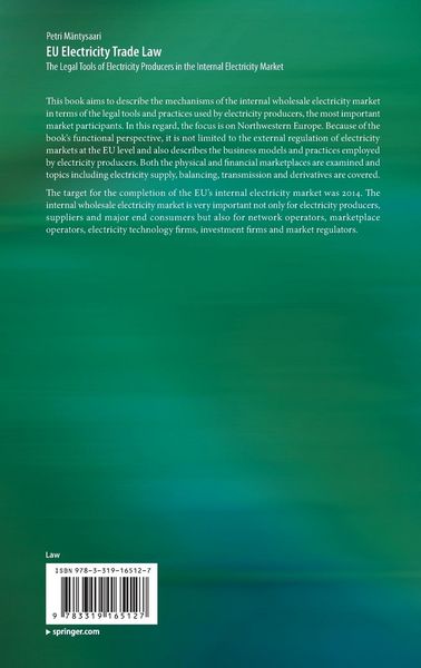 Produktbild: EU Electricity Trade Law