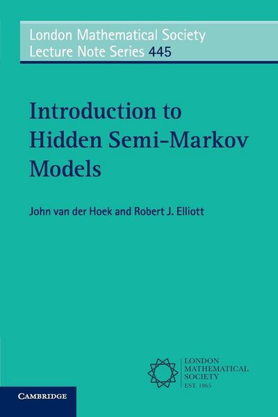 Produktbild: Introduction to Hidden Semi-Markov Models