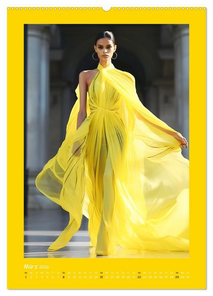 Produktbild: Fashion Show. Zeitlose Haute Coutour (Wandkalender 2026 DIN A2 hoch), CALVENDO Monatskalender