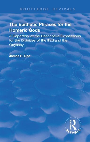 Produktbild: The Epithetic Phrases for the Homeric Gods