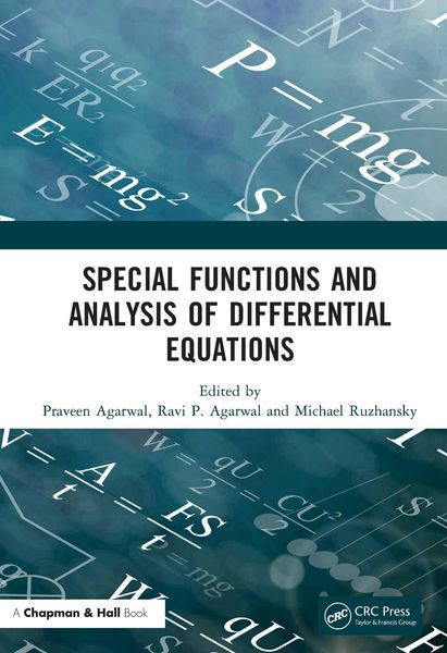 Produktbild: Special Functions and Analysis of Differential Equations
