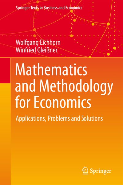 Produktbild: Mathematics and Methodology for Economics