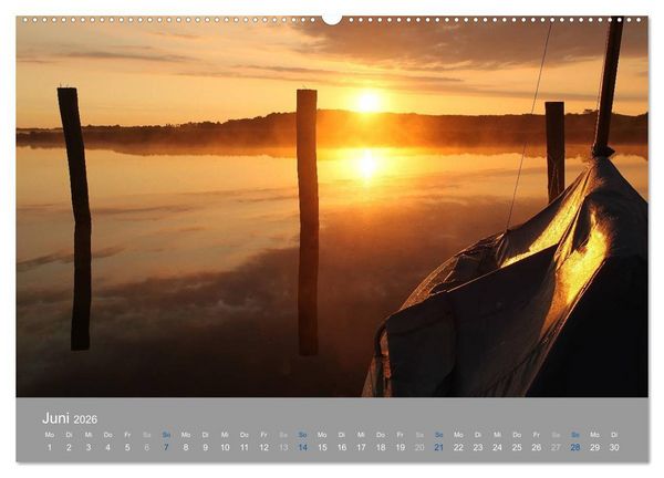 Produktbild: PLANET USEDOM Sonnenaufg&auml;nge (Wandkalender 2026 DIN A2 quer), CALVENDO Monatskalender