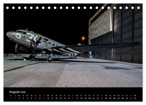Produktbild: Faszination Flugzeug (Tischkalender 2026 DIN A5 quer), CALVENDO Monatskalender