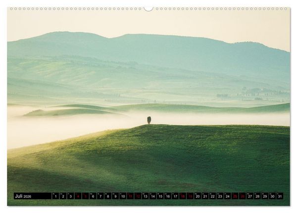 Produktbild: DIE TOSKANA IM FR&Uuml;HLING (hochwertiger Premium Wandkalender 2026 DIN A2 quer), Kunstdruck in Hochglanz