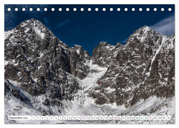 Produktbild: Slowakei - Die Sch&ouml;nheit der Tatra Gebirge (Tischkalender 2026 DIN A5 quer), CALVENDO Monatskalender