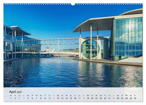 Produktbild: Berliner Wasserwege &ndash; Die Spree und ihre Kan&auml;le (Wandkalender 2027 DIN A2 quer), CALVENDO Monatskalender