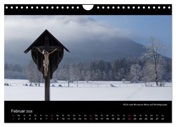 Produktbild: Unterwegs auf dem Maximiliansweg (Wandkalender 2026 DIN A4 quer), CALVENDO Monatskalender