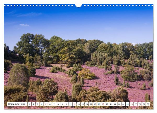 Produktbild: L&uuml;neburger Heide &ndash; Im Wandel der Jahreszeiten (Wandkalender 2027 DIN A3 quer), CALVENDO Monatskalender