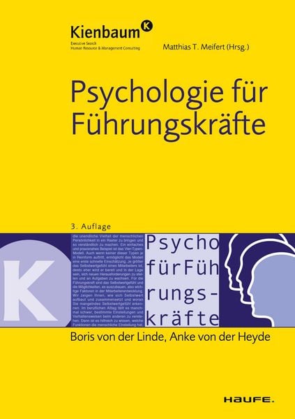 Produktbild: Psychologie f&uuml;r F&uuml;hrungskr&auml;fte