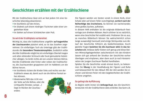 Produktbild: Die kleine Raupe Nimmersatt. Erz&auml;hlschienen-Figurenset