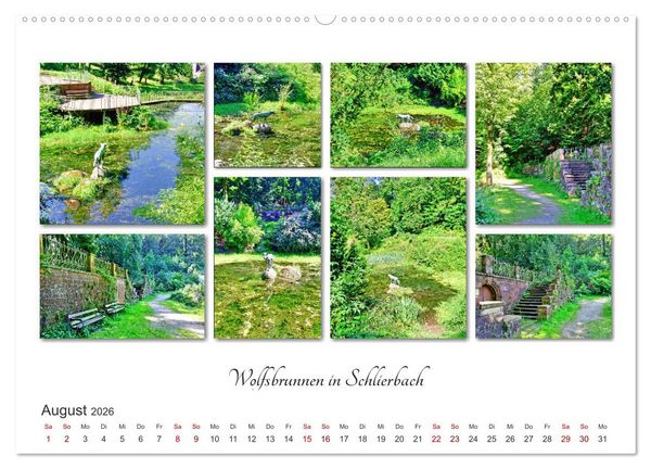 Produktbild: Heidelberg Fotocollagen (Wandkalender 2026 DIN A2 quer), CALVENDO Monatskalender