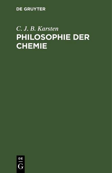 Produktbild: Philosophie der Chemie