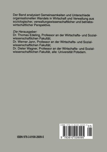 Produktbild: Reorganisationsstrategien in Wirtschaft und Verwaltung