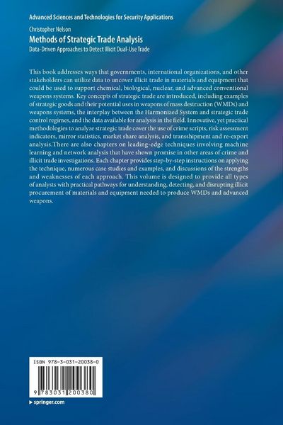 Produktbild: Methods of Strategic Trade Analysis