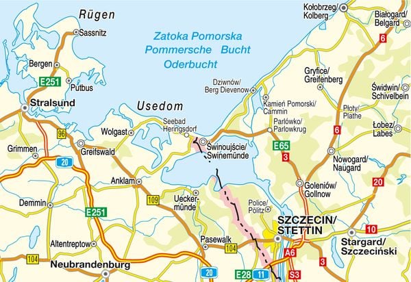 Produktbild: H&ouml;fer Ostseek&uuml;ste DE025 R&uuml;gen/Usedom/Stra&szlig;enkt.