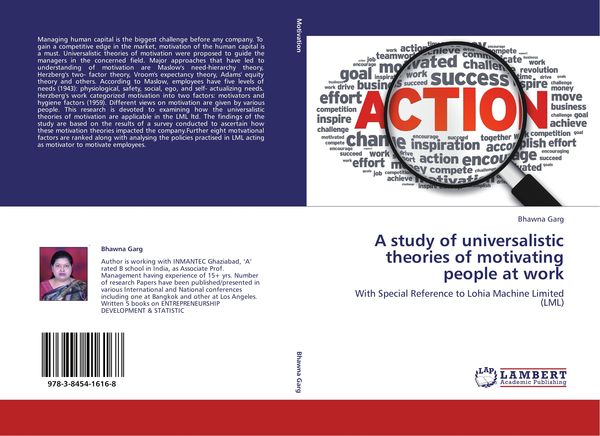 Produktbild: A study of universalistic theories of motivating people at work