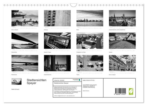 Produktbild: Stadtansichten Speyer (Wandkalender 2026 DIN A3 quer), CALVENDO Monatskalender