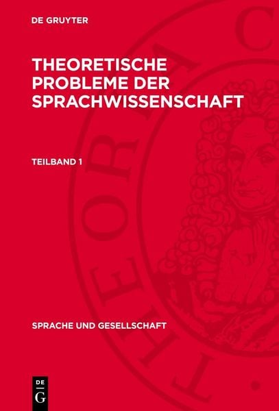 Produktbild: Theoretische Probleme der Sprachwissenschaft. Teilband 1