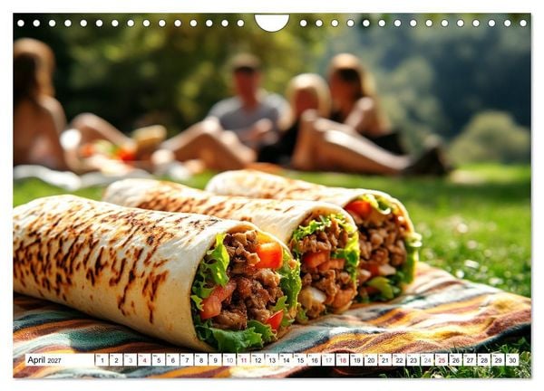 Produktbild: D&ouml;ner macht sch&ouml;ner, t&uuml;rkischer Geschmack von deinem D&ouml;nermann (Wandkalender 2027 DIN A4 quer), CALVENDO Monatskalender