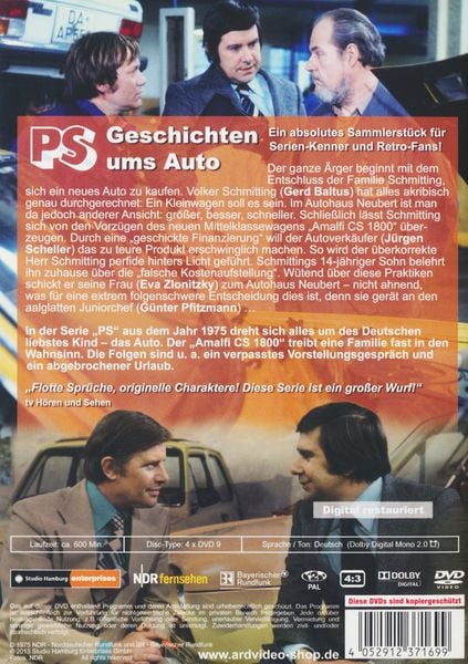 Produktbild: PS - Geschichten ums Auto/Staffel 1 [4 DVDs]