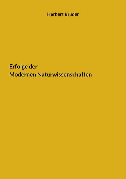 Produktbild: Erfolge der Modernen Naturwissenschaften